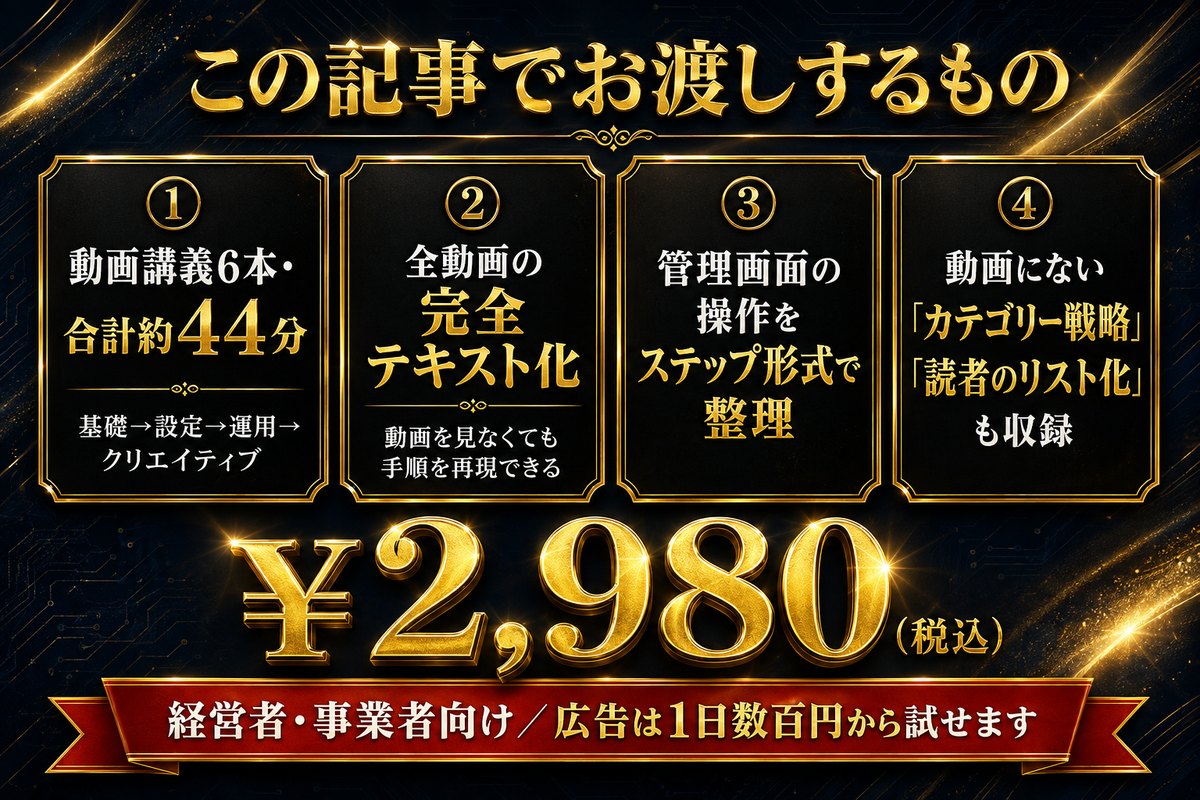 通常2,980円で販売しているマニュアルの内容